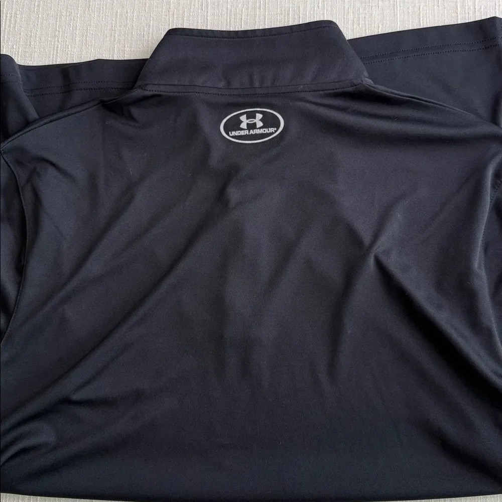 Under Armour Velocity Men's Black Performance Quarter-Zip Loose Pullover